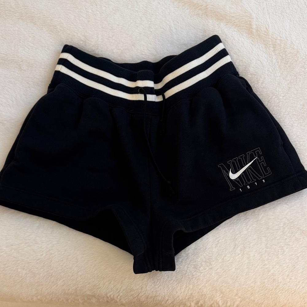 Black Nike sweat shorts